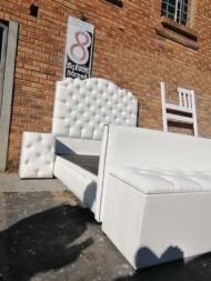 upholstered bed