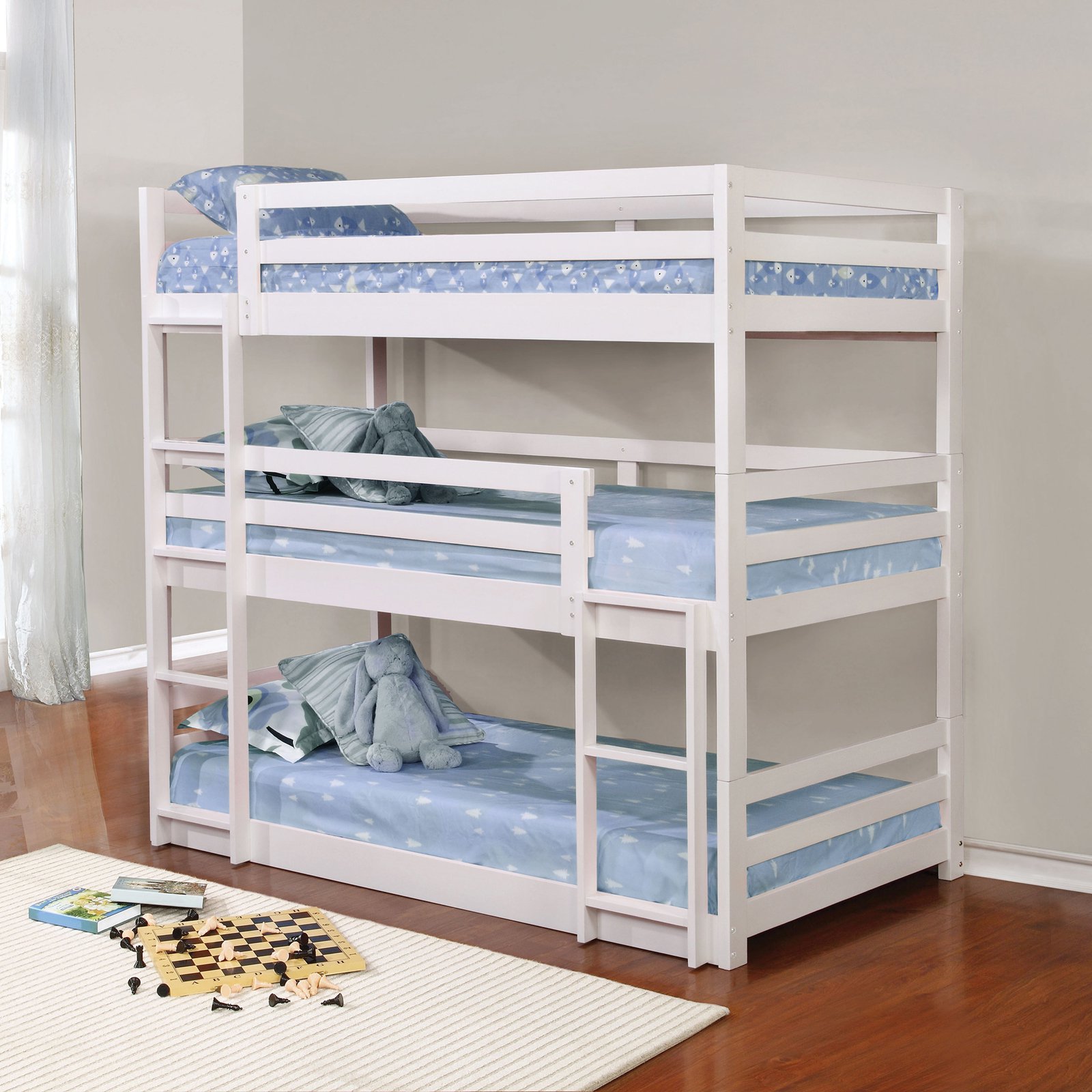 Triple Bunk Bed for sale at low price Luxe pine Furniture