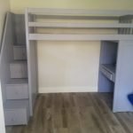 Holder Twin Loft Bed with Desk
