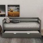 EUROCO Solid Wood Daybed with Underbed