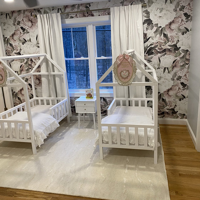 Children's House Bed With Barriers - Luxe Pine Furniture