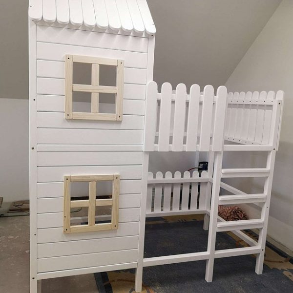 Affordable Children's Playhouse Bed - Luxe Pine Furniture