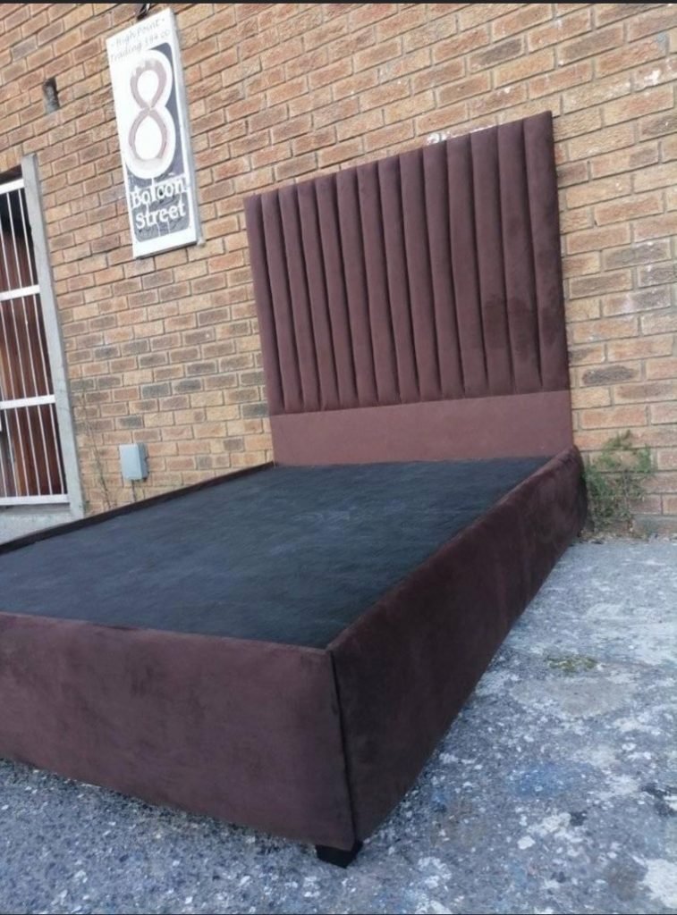 upholstered base and headboard