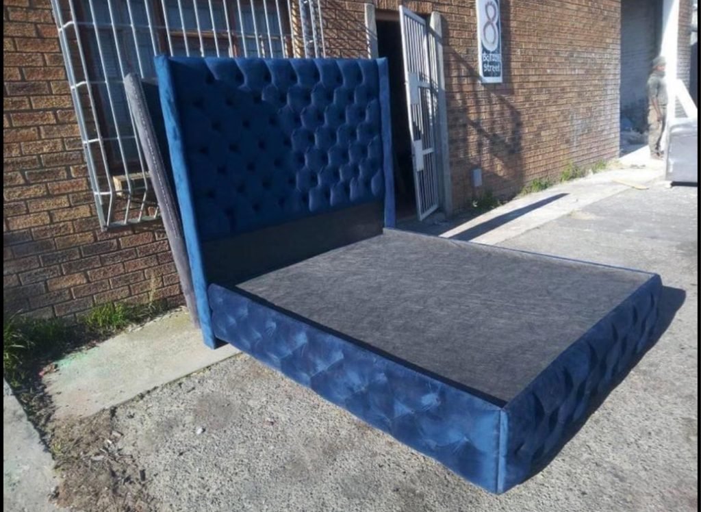 upholstered base and headboard