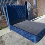 upholstered base and headboard