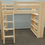 loft bed with shelf