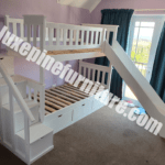 Christine Double bunk beds with Slide and Staircase plus drawers