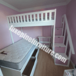 L shaped Loft beds with Staircase